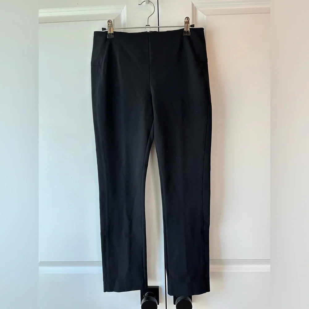Veronica Beard Women’s Zip Back Scuba Pant Black (Size 4)